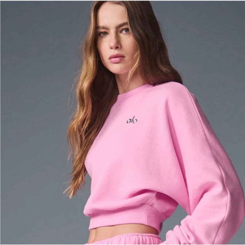 Alo Accolade Cropped Sweet Pink
